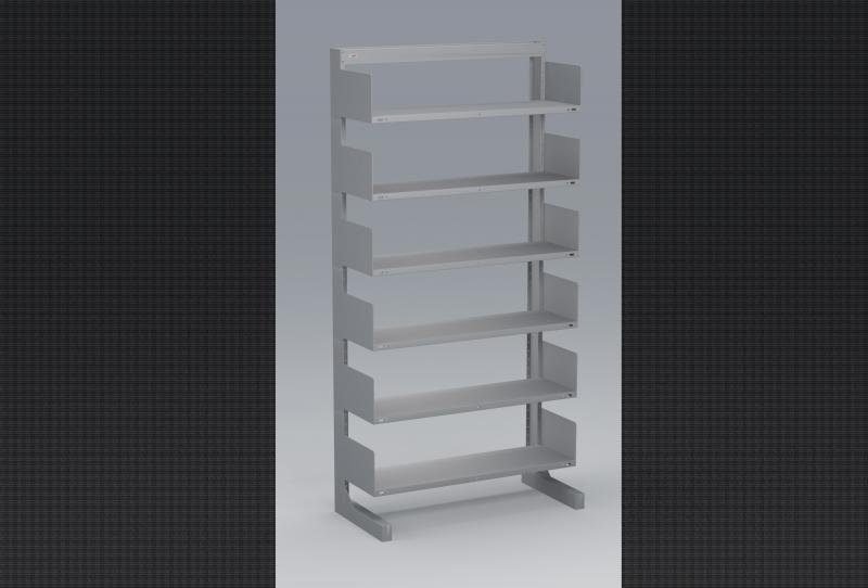 Estante para Biblioteca 6 Prateleiras